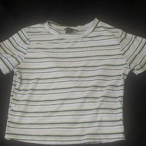 Striped crop top
